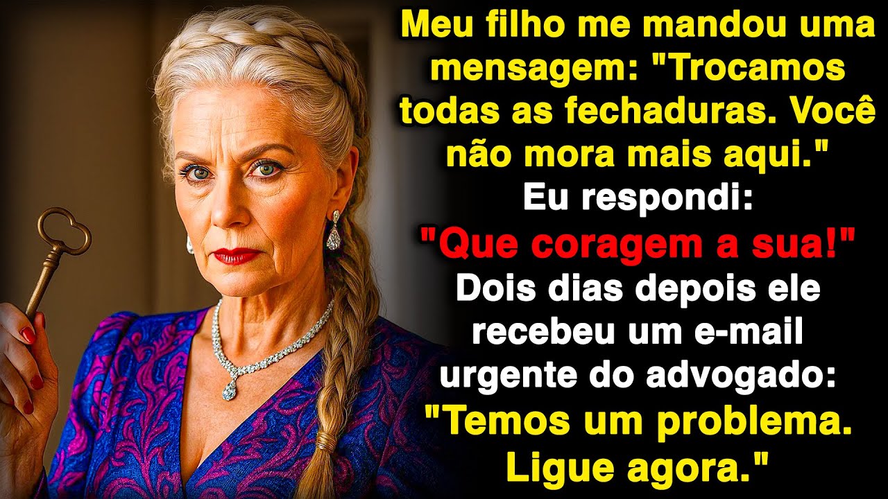 Meu filho mandou: trocamos as fechaduras, você não mora mais aqui. Mas tudo mudou!