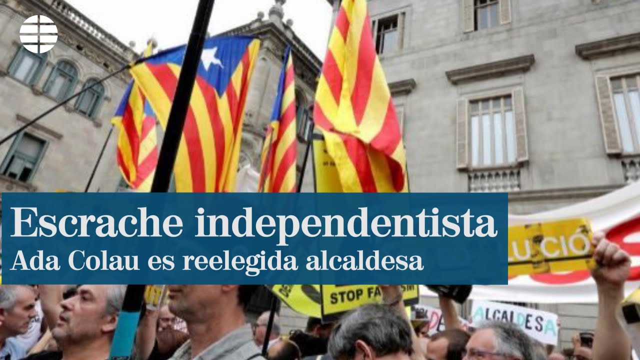 Colau, reelegida entre el boicot independentista