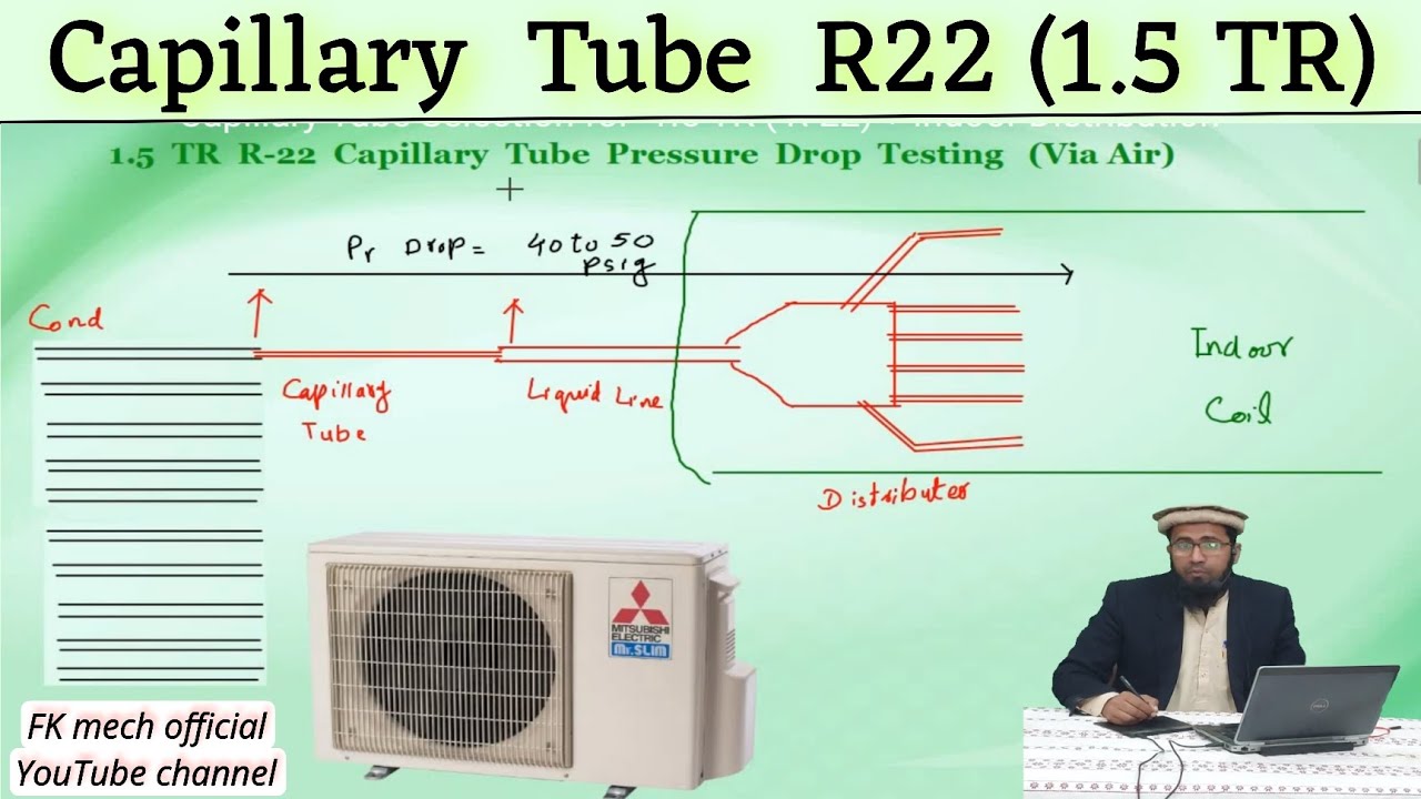 Capillary Tube for R-22 (1.5 TR )