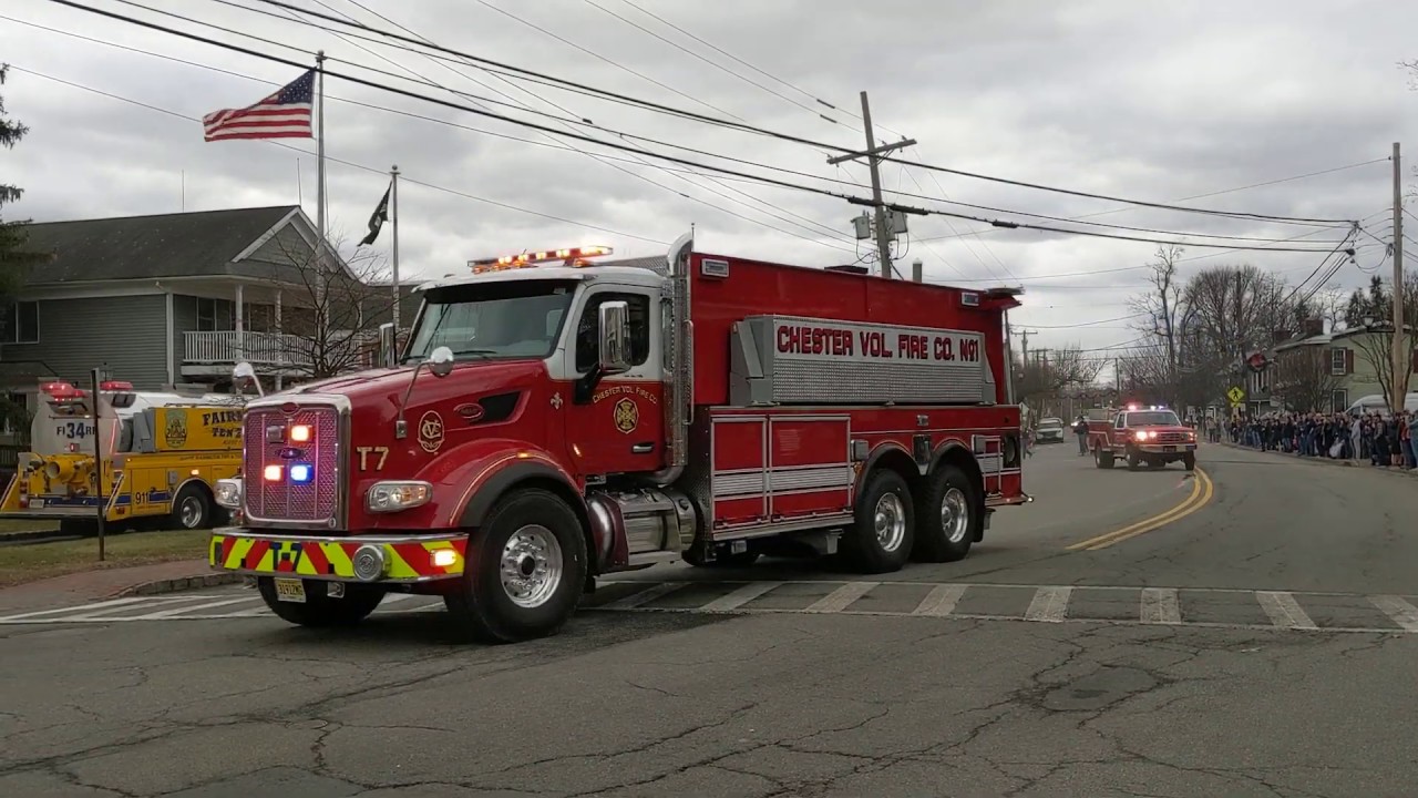 2020 Chester NJ Fire Company New Year's Day parade