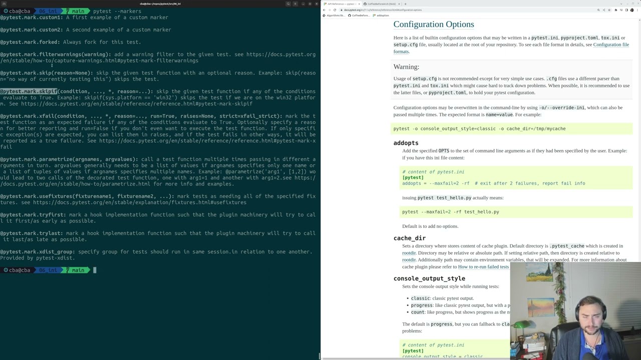 pytest Basics: Configuration Files