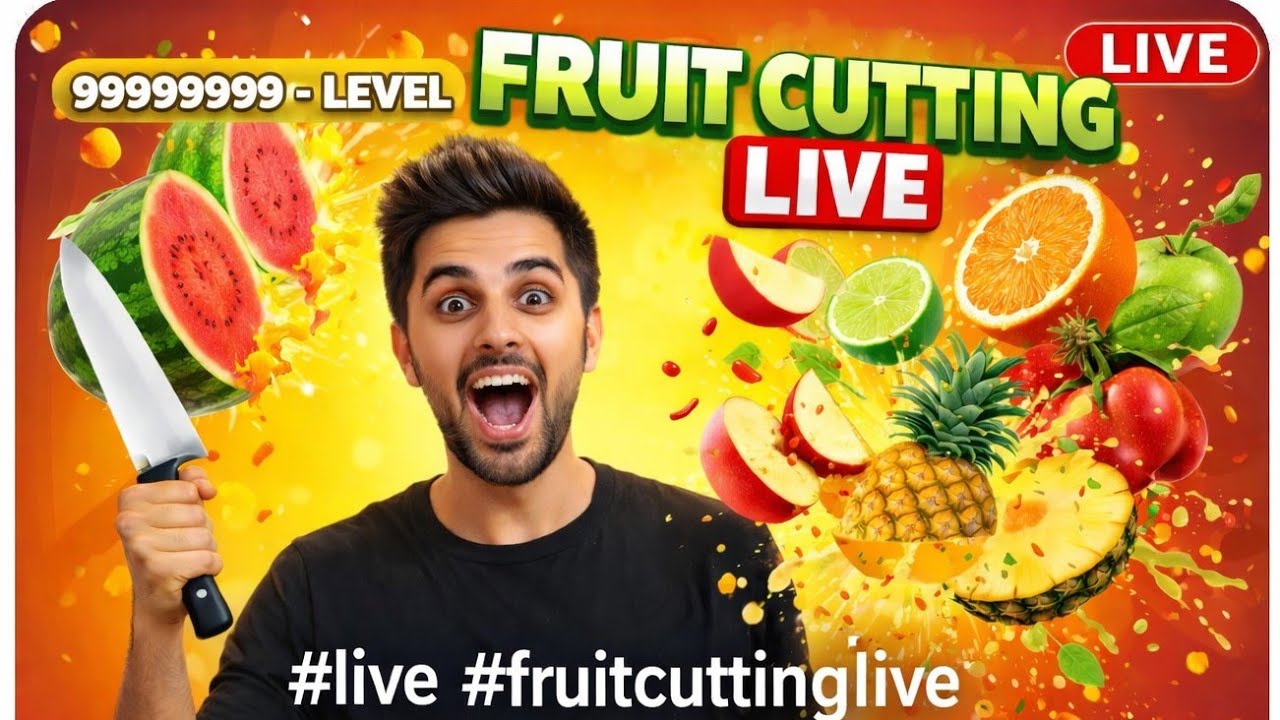 satisfying fruit cutting live streaming