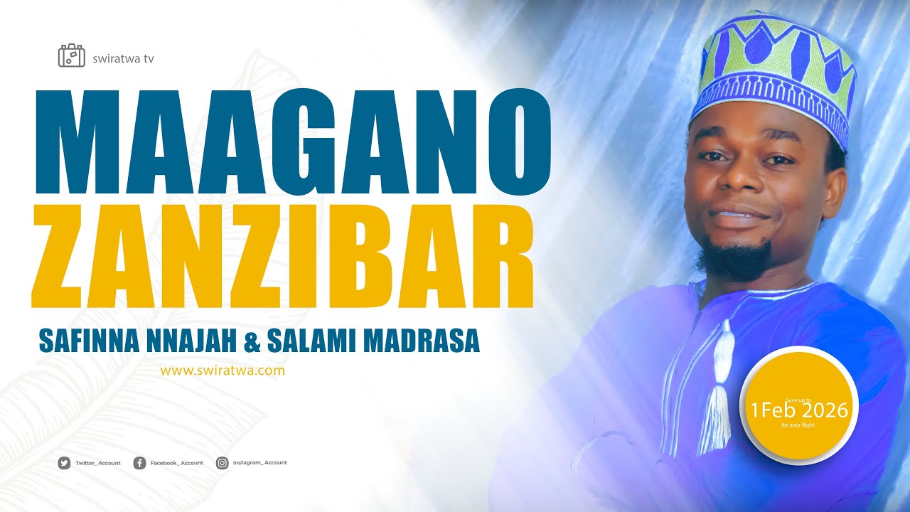 🔴#live:MAAGANO YA SAFINNA NNAJAH & SALAMI MADRASA [ UNGUJA ZANZIBAR } 1-2-2026