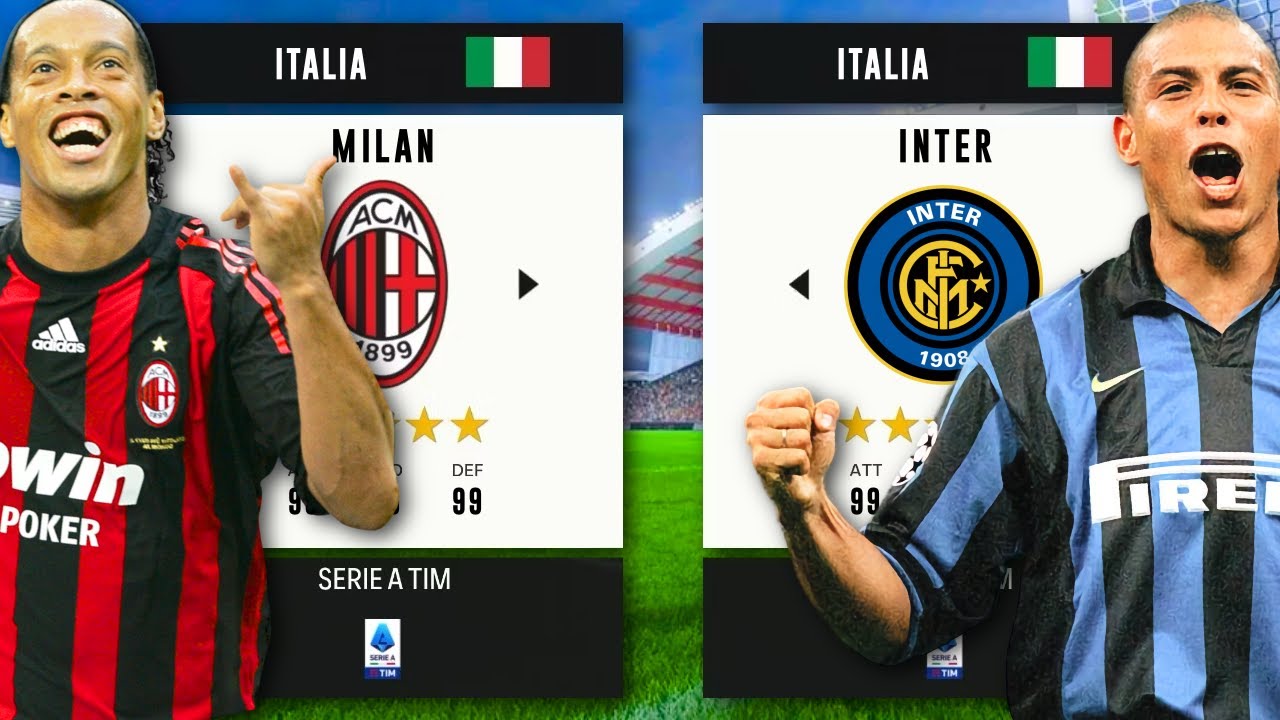 MILAN vs. INTER ma SONO TUTTE LEGGENDE su FC24