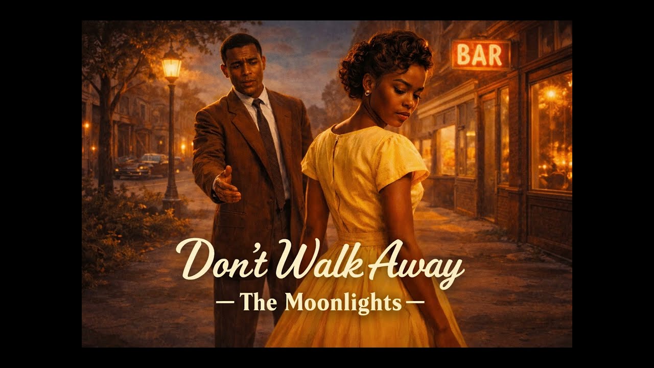 The Moonlights   Don't Walk Away - (1950s Street Harmonies)