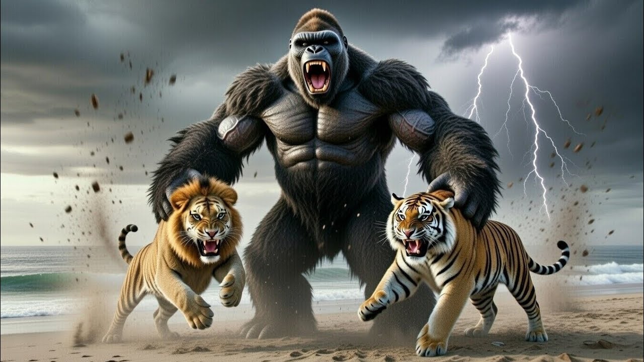 Monster Destroyed! Tiger & Kong Save the Forest