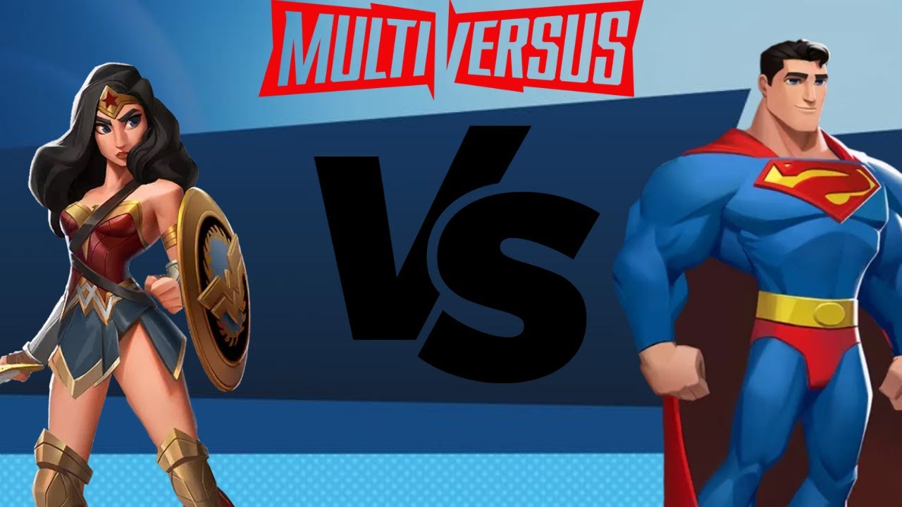 Wonder Woman VS Superman - Multiversus Gameplay