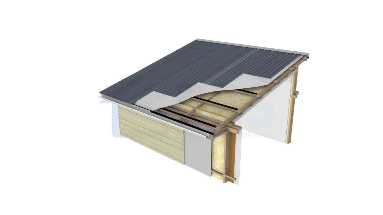 Skillion Mono Pitch Roof - BBS Passive Ventilation