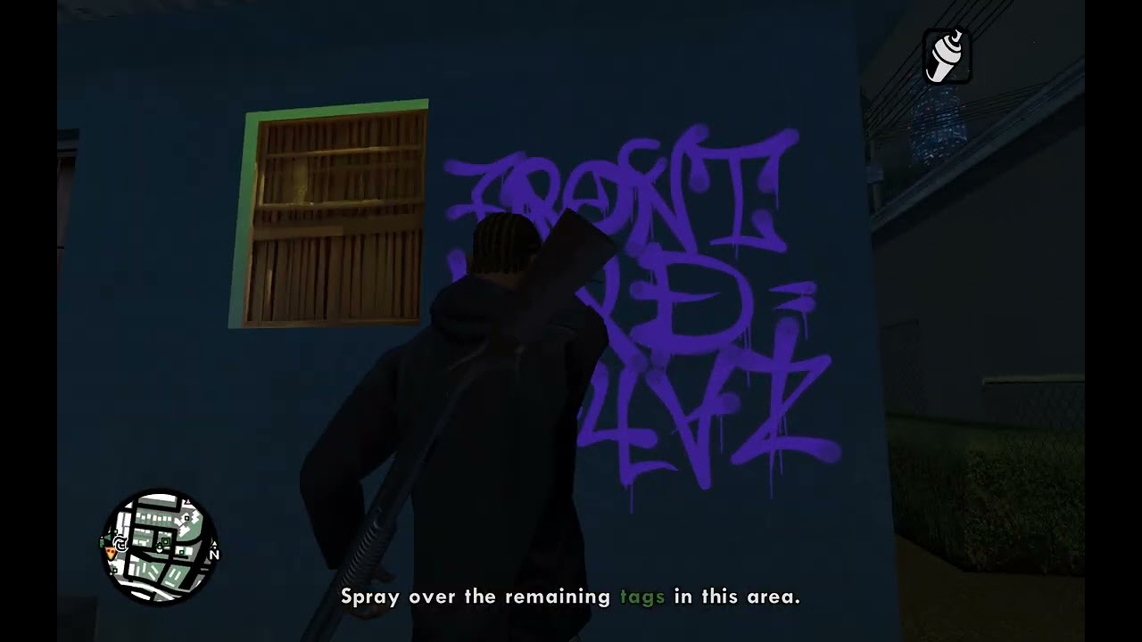 GTA San Andreas: Remastered With Mods—Mission 3: Tagging Up Turf