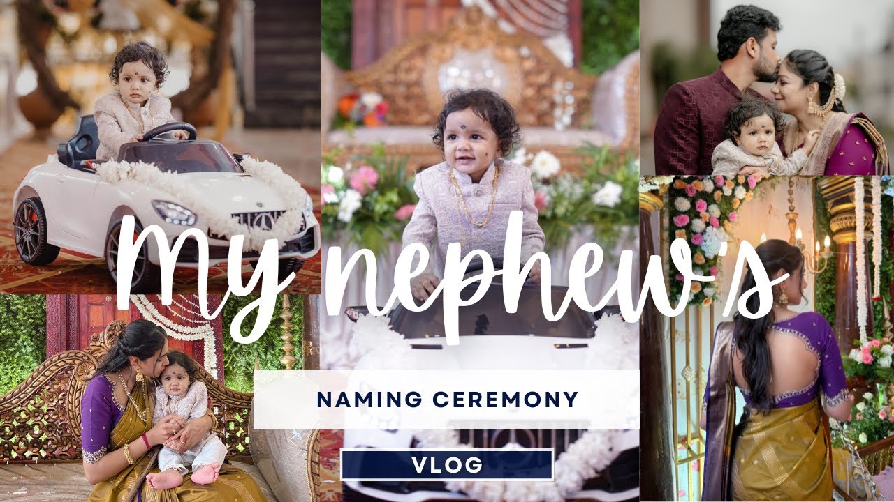 My Nephew&rsquo;s Naming Ceremony 💕| Tiny Feet, Big Celebrations! 🎉 | Darshini Gowda