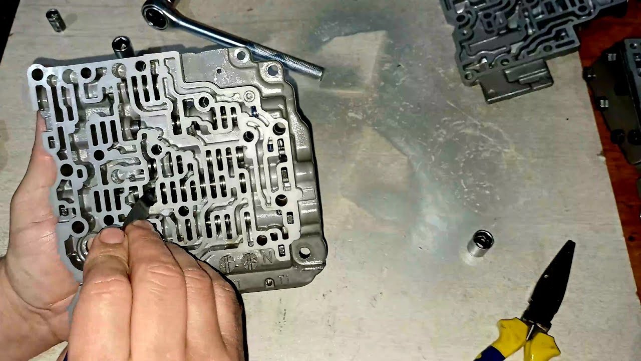 Revisão Completa do Corpo de Válvulas Câmbio Automático AW-5040-LN AF22 do Vectra 2.4 Parte 7