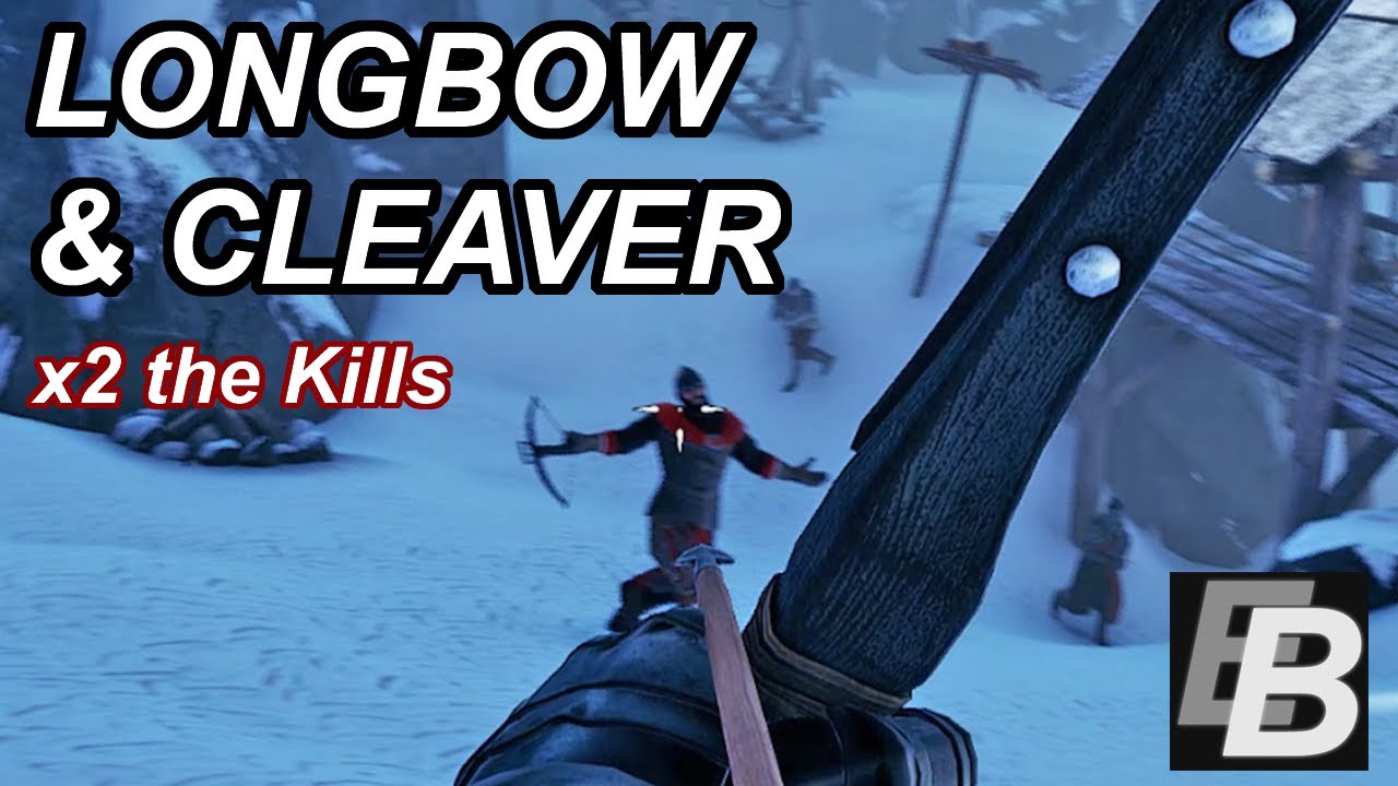 Mordhau Longbow & Cleaver Level 80+ Gameplay