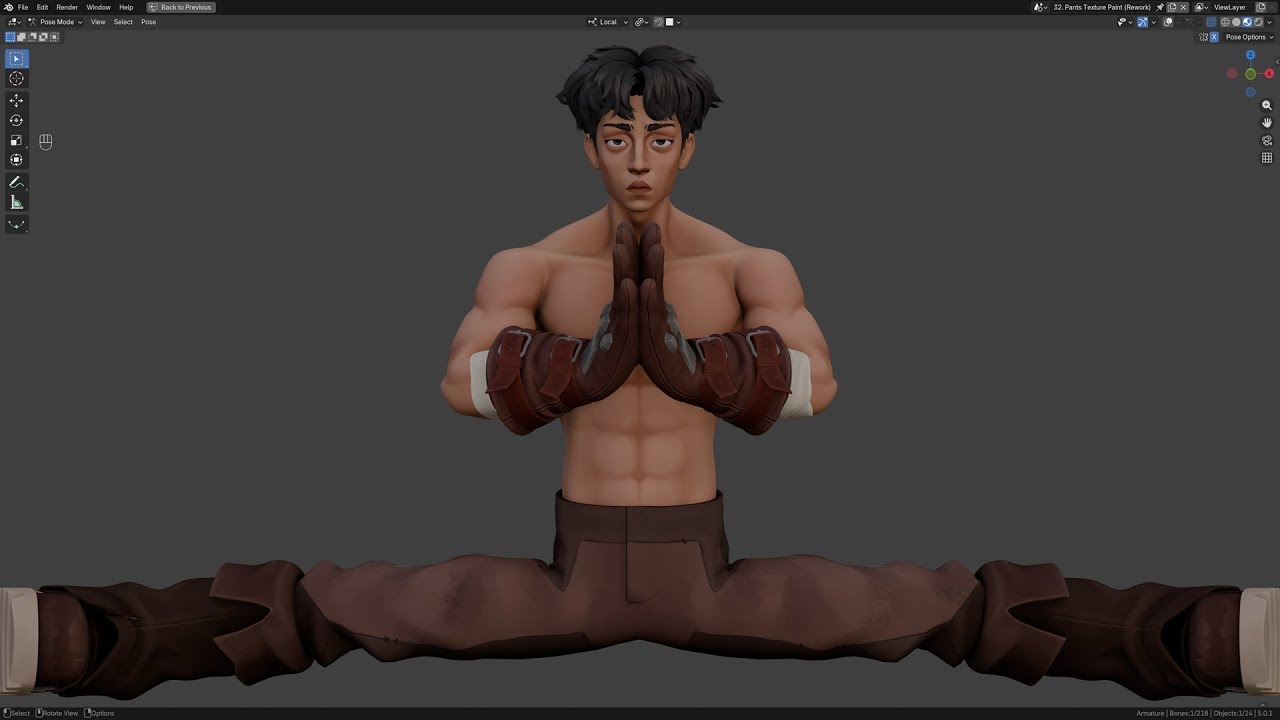 Protagonist Rigging Day 6