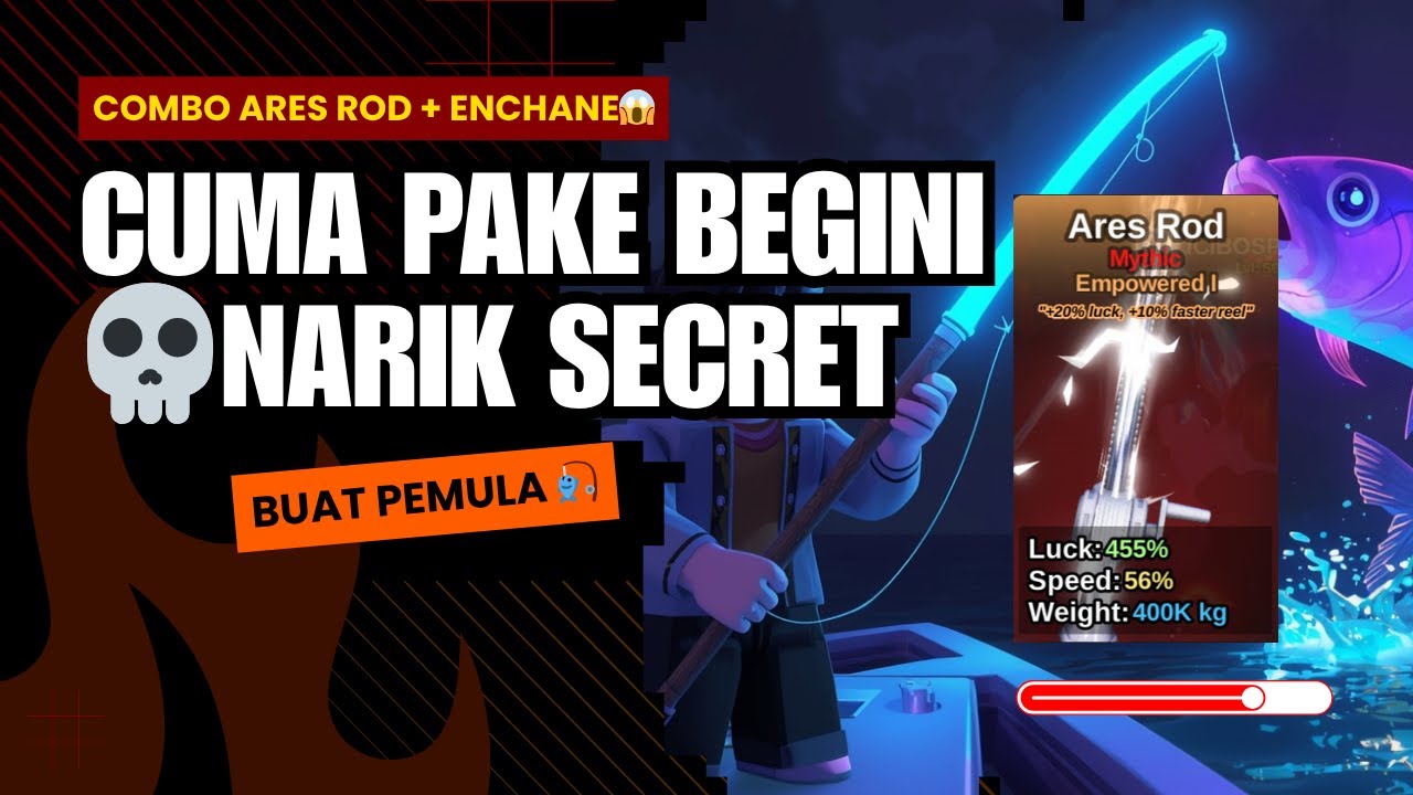 Masih Pemula Tapi Dapet SECRET?! Cuma Pakai Ares Rod 😱 | Fish It Roblox