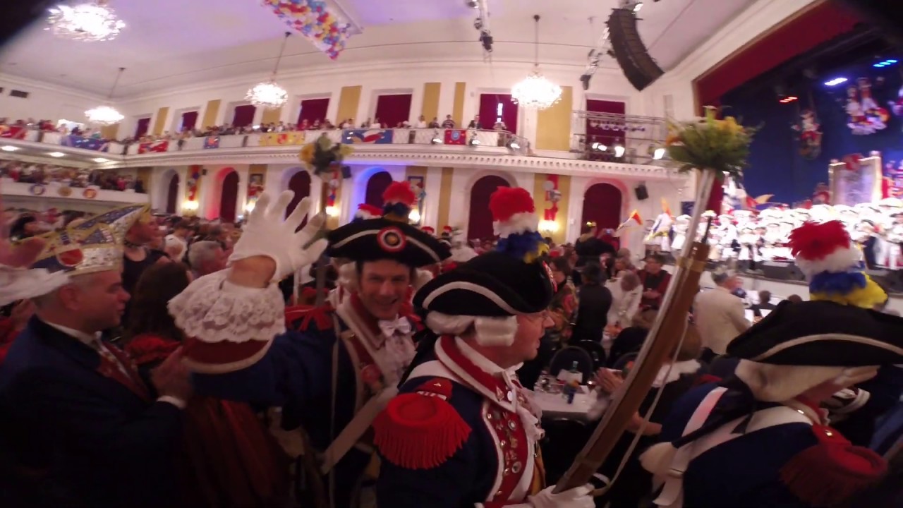 Mainzer Ranzengarde, Einzug der Eskorte im Schloss 2019