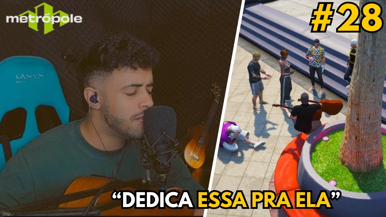 CISINHO CANTANDO NA PRAÇA | GTA RP | Metrópole | CisinhoClips #28