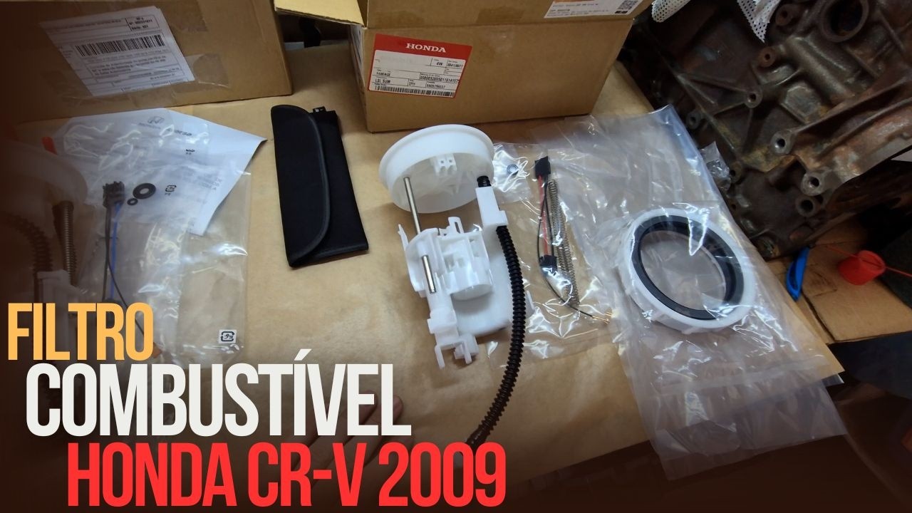 Troca Filtro de Combustível - Honda CR-V 2009