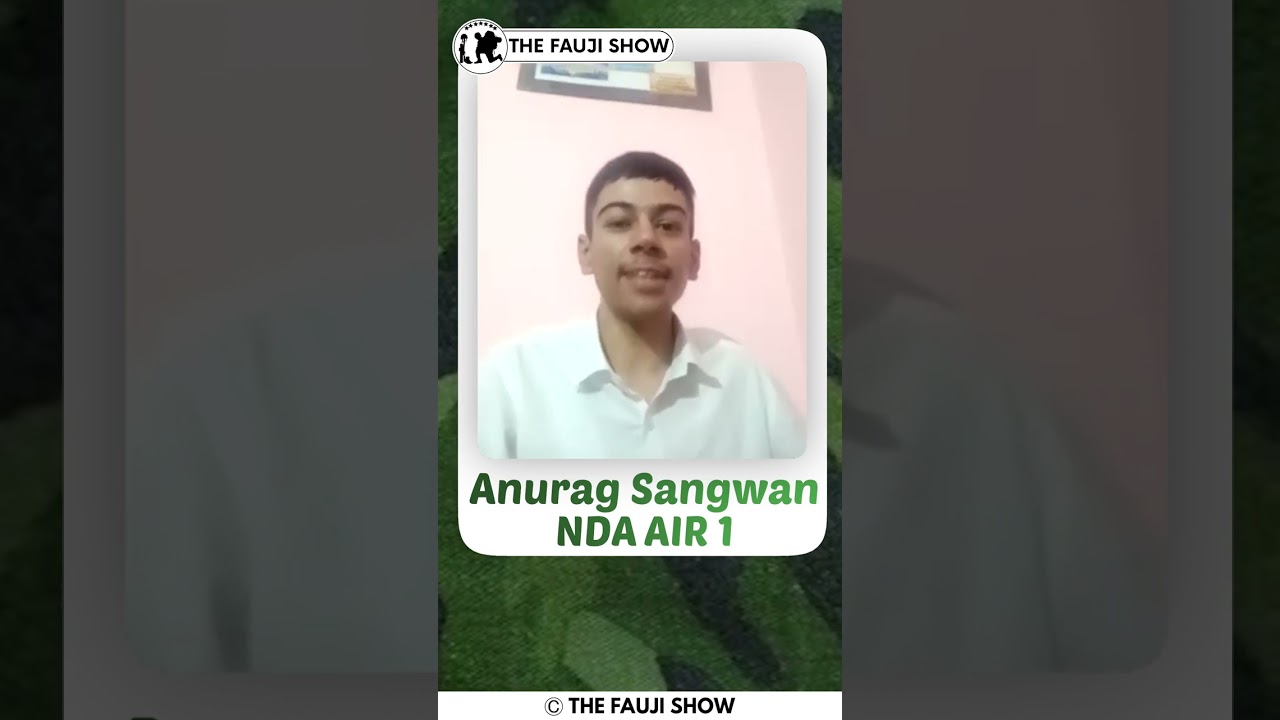 How NDA AIR-1 Anurag Sangwan Improved his English for NDA Examination ft Anurag