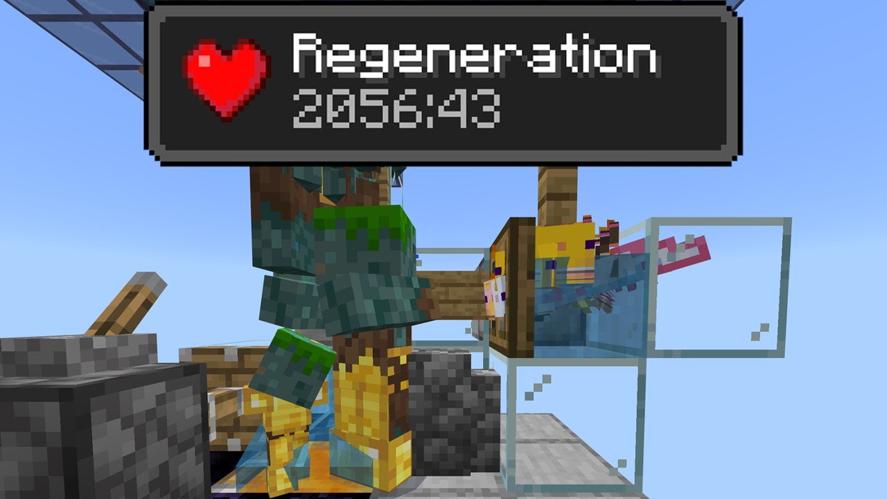EASY Infinite Regeneration Farm Tutorial Minecraft Bedrock