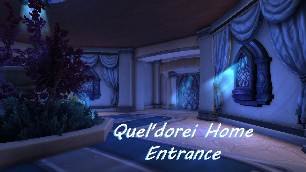 Quel'dorei Home Entrance WoW Housing!