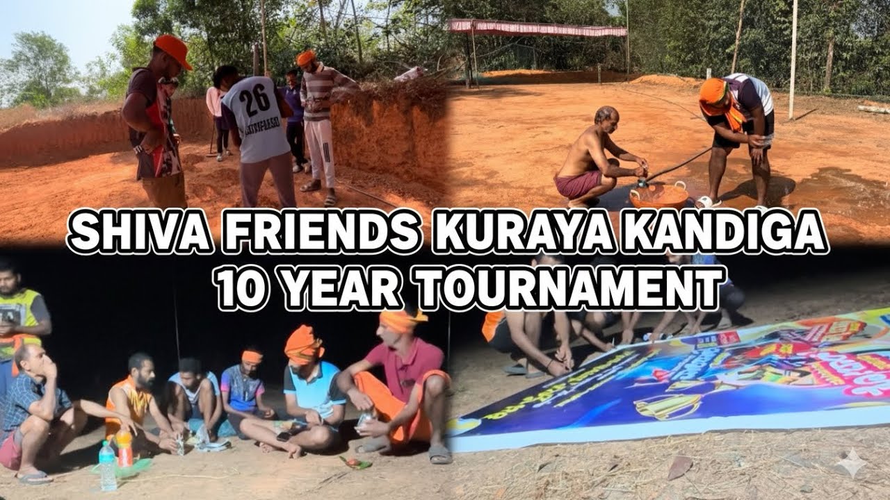   Preparation Video | Shiva Friends Kuraya Kandiga Organised Volleyball and Tug off war 2025 
