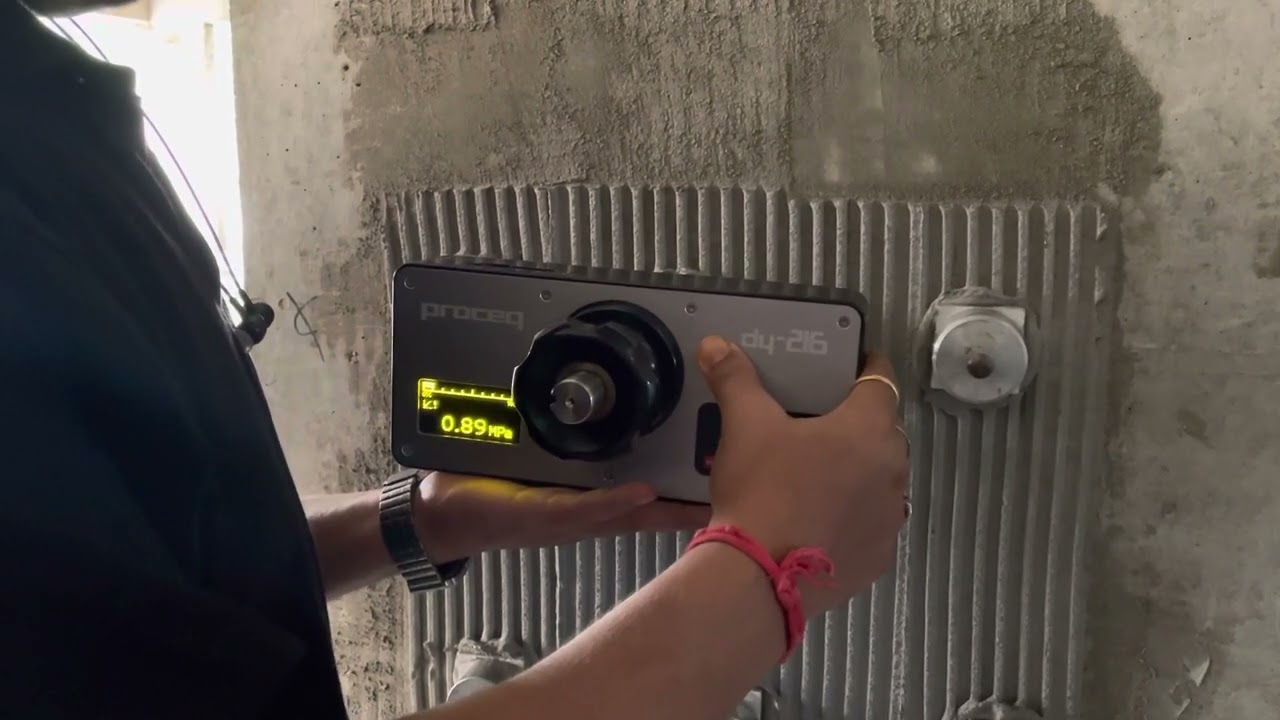 Testing of tile adhesive