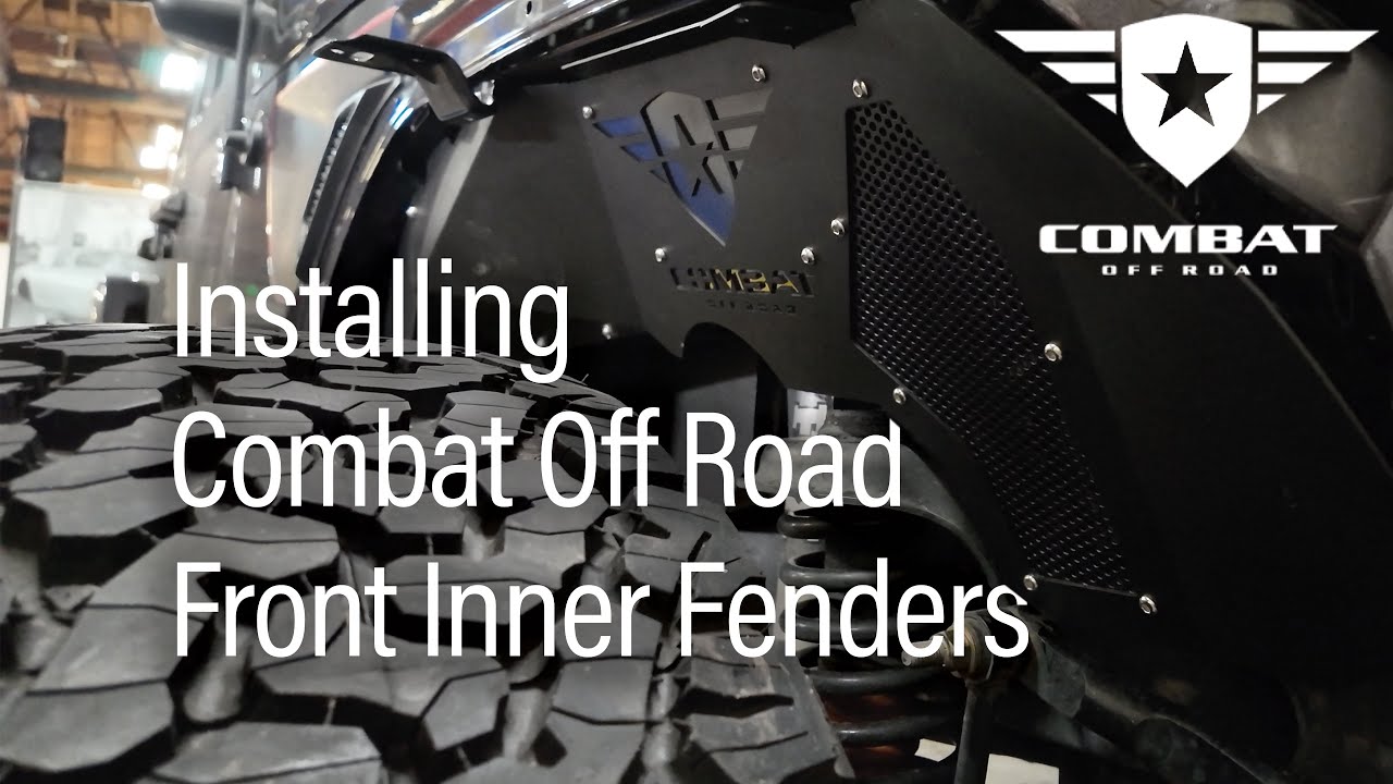 Installing the Combat Off-Road Aluminum Inner Fenders on My Jeep JLU