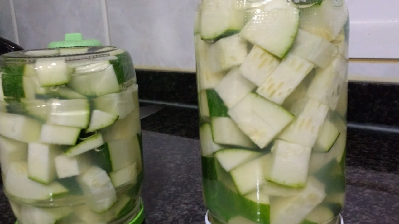 Cómo hacer conserva de calabacín