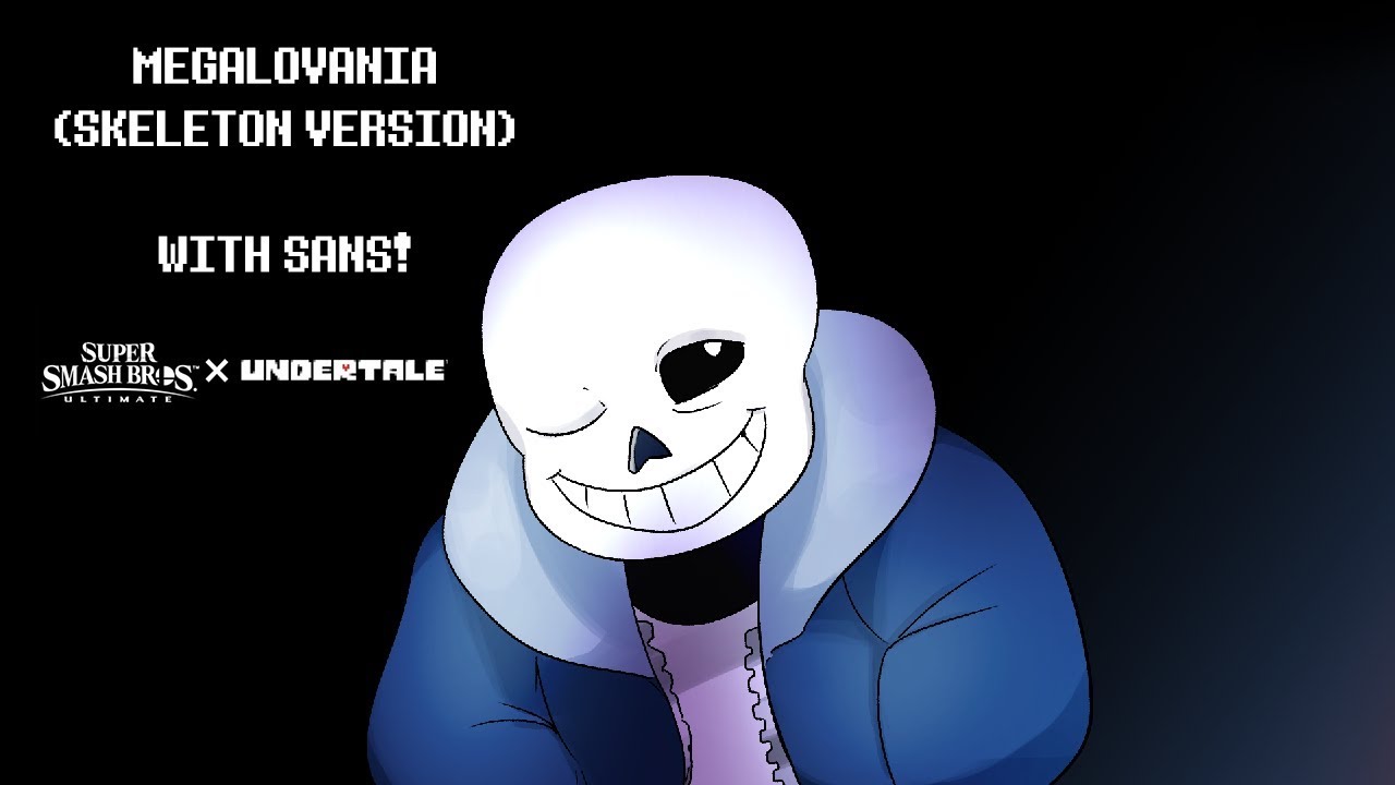 MEGALOVANIA (Skeleton Version) WITH SANS! - Super Smash Bros. Ultimate/UNDERTALE Cover