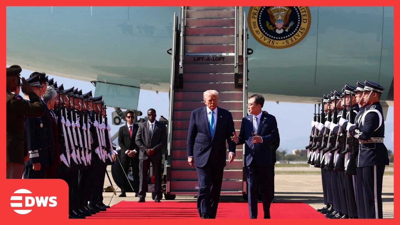FULL ARRIVAL: Trump Lands in South Korea to a Hero’s Welcome for APEC Summit | AC1G