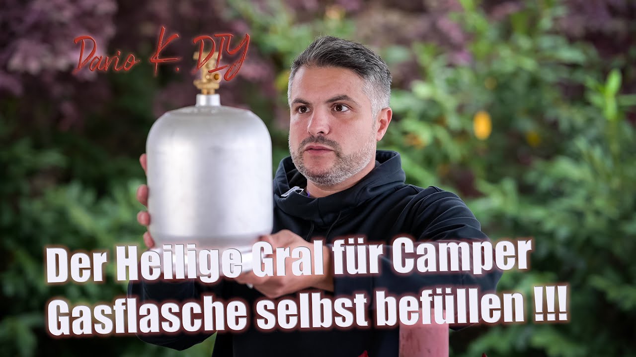 VW T5 - DIY Vanlife MUST HAVE... Gasflasche SELBER befüllen. So gehts!