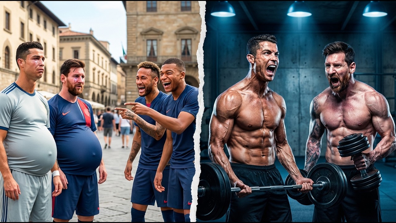 They Laughed at Fat Ronaldo & Messi&hellip; Until They Transformed! 🔥 | Mbapp&eacute; & Neymar Shocked