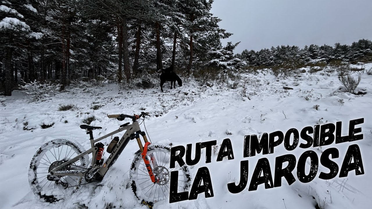 🚵🗻 Subida imposible por la nieve ⛔️ ❄️ | La Jarosa | Guadarrama (Madrid) | Enduro MTB | FOCUS SAM2