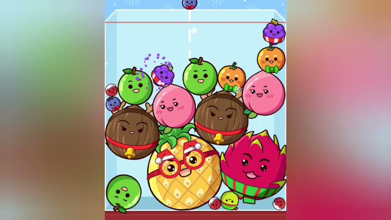 Watermelon Drop Merge 🍉 Mobile Gameplay #fruitmerge #fruitgame #fruitgames
