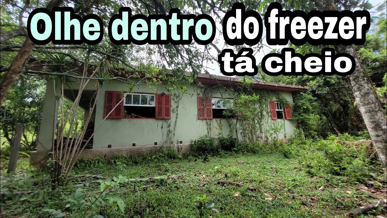 O freezer tá cheio mesmo mas a casa tá abandonada desde 2009 😲 @RELÍQUIAS DO SUL