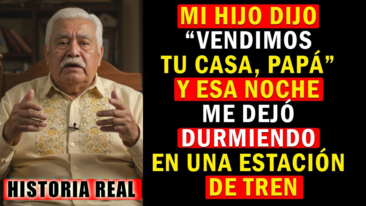 MI HIJO DIJO: ‘VENDIMOS TU CASA, PAPÁ’… Y ME DEJÓ DURMIENDO EN UNA ESTACIÓN DE TREN