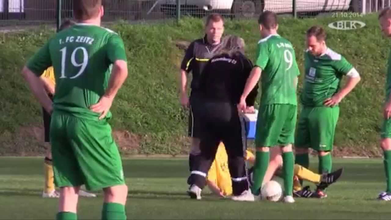 Fussball 1. FC Zeitz vs. Naumburg 05 Volker Dietrich