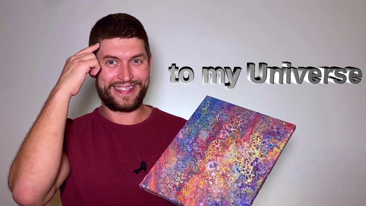 Acrylic pouring cells with PVA glue. Acrylic painting tutorial /Акриловая заливка c клеем ПВА