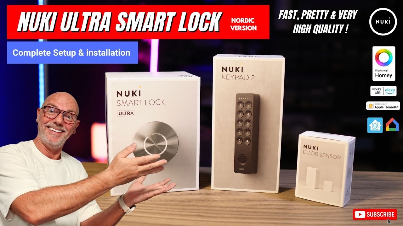 NUKI Ultra Smartlock Nordic Version - The ULTIMATE! Lock for your Smarthome.