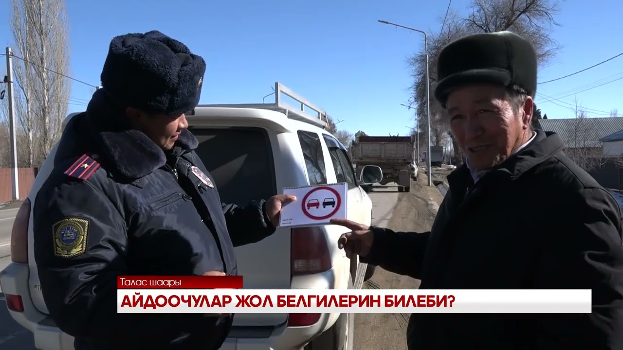 АЙДООЧУЛАР ЖОЛ БЕЛГИЛЕРИН  БИЛЕБИ?