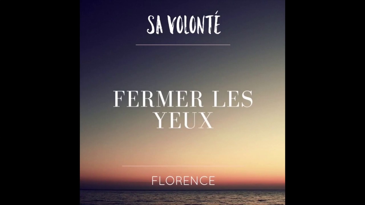 Fermer les yeux pour voire plus loin . Florence