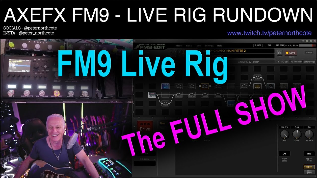 PETER NORTHCOTE   RIG RUNDOWN   AXEFX FM9