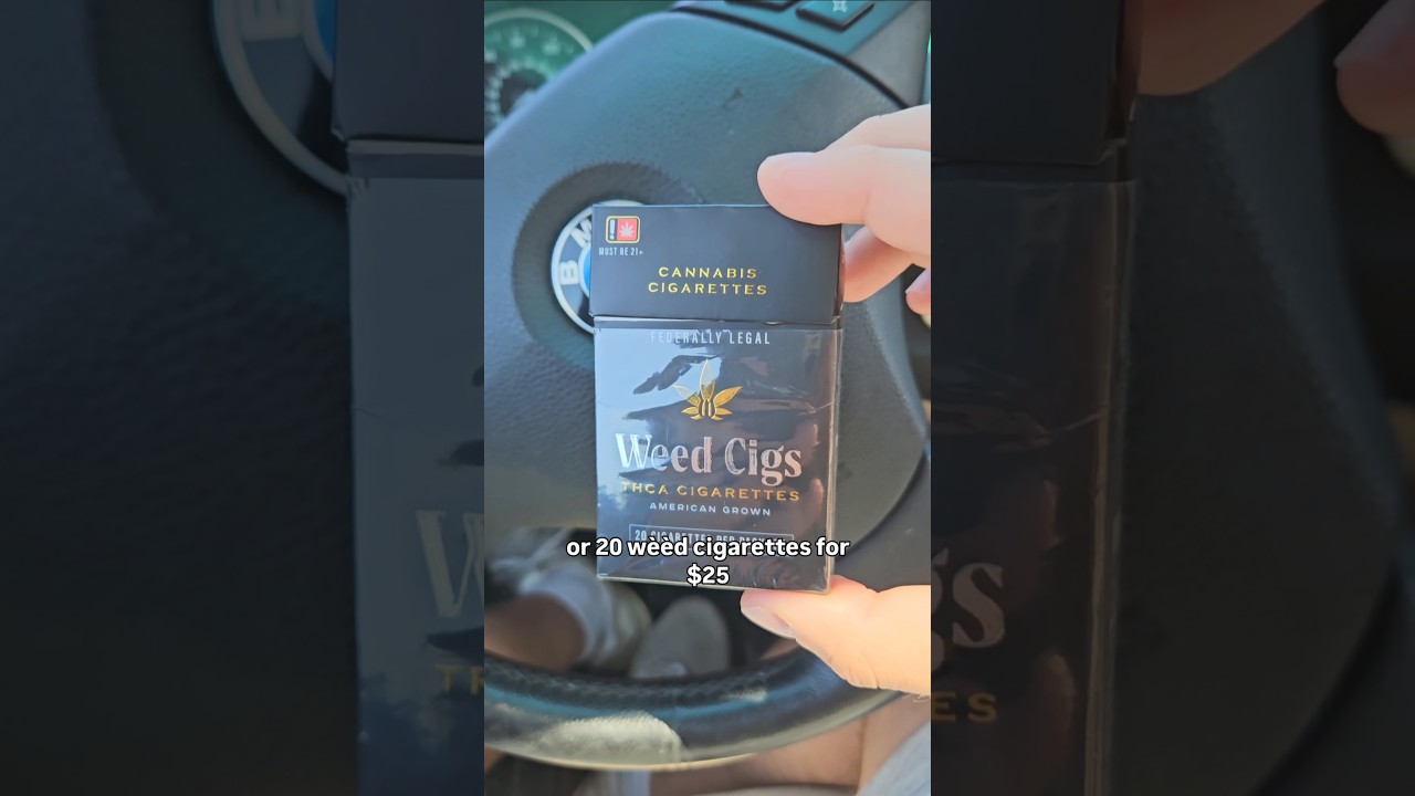 $25 Joint VS $25 PACK of Cigs‼️