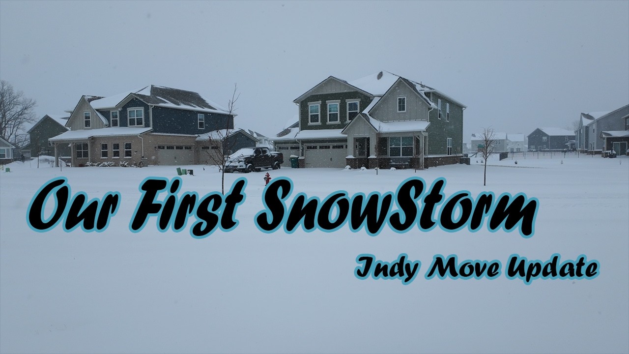 Indianapolis Move Update | Man Cave Upgrades, First Snowstorm & Chicago Trip! (Part 1)