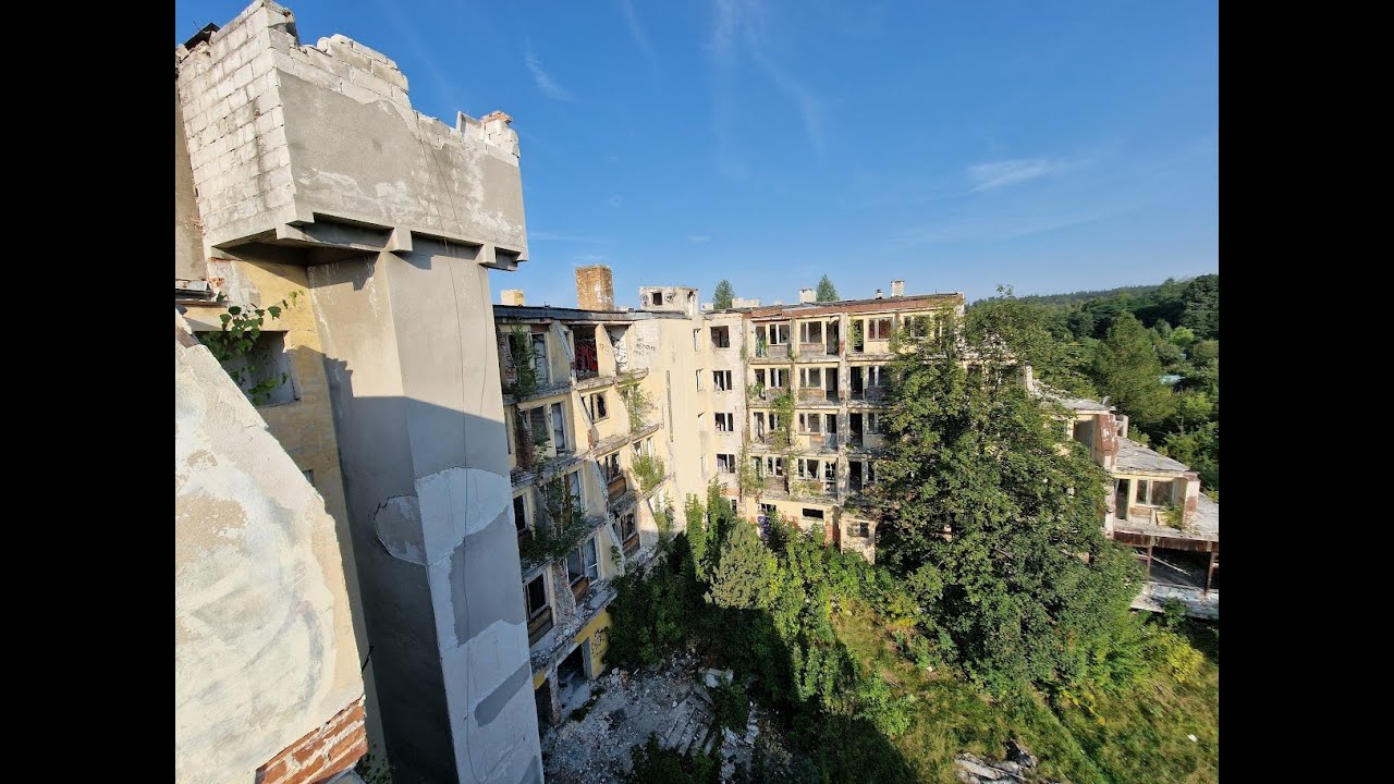 Urbex Jelenia Góra. Hotel Sudety tyle z niego zostało niestety.