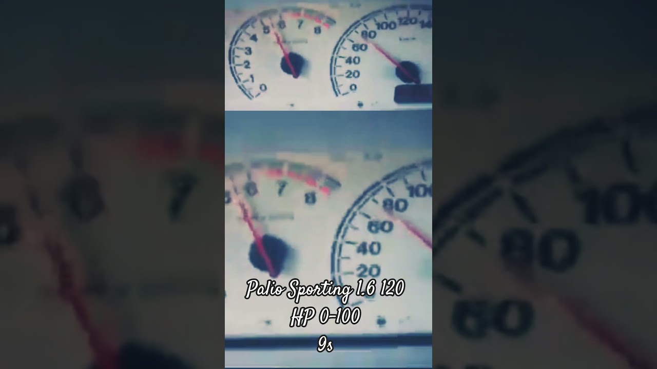 Fiat Palio Sporting 1.6 120 hp 0-100 #automobile #fiat  #fiatpalio #sporting #acceleration