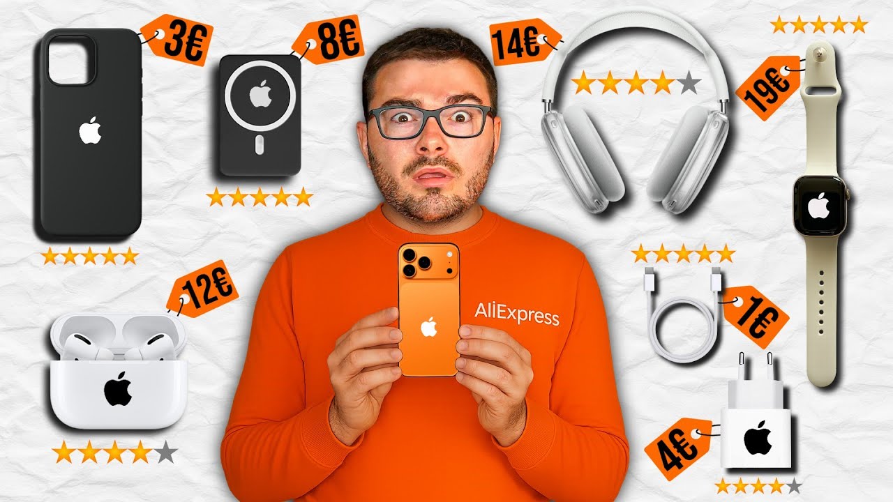 Je teste les accessoires APPLE iPhone les mieux NOT&Eacute; d'Aliexpress !
