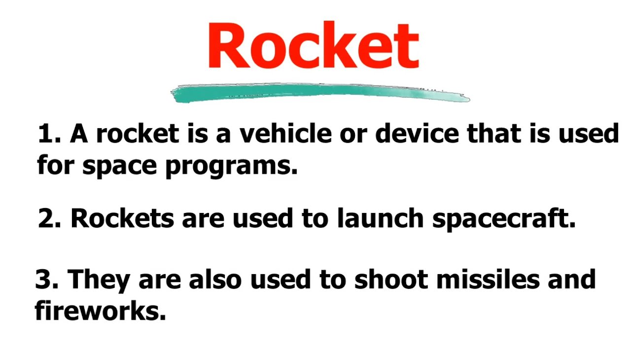 10 Lines Essay On Rocket | Essay On Rocket In English | Easy Sentences About Rocket