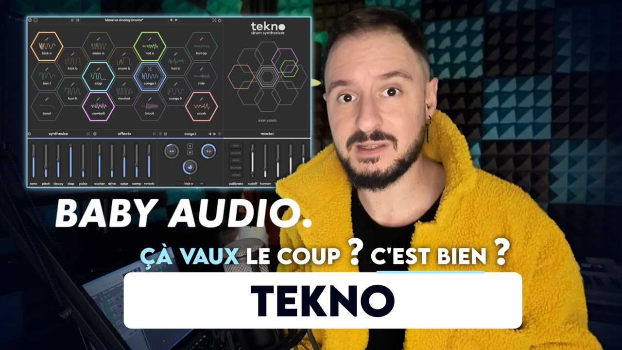 TEKNO (Baby Audio) : le nouveau plugin de batterie électronique qui TAPE FORT !