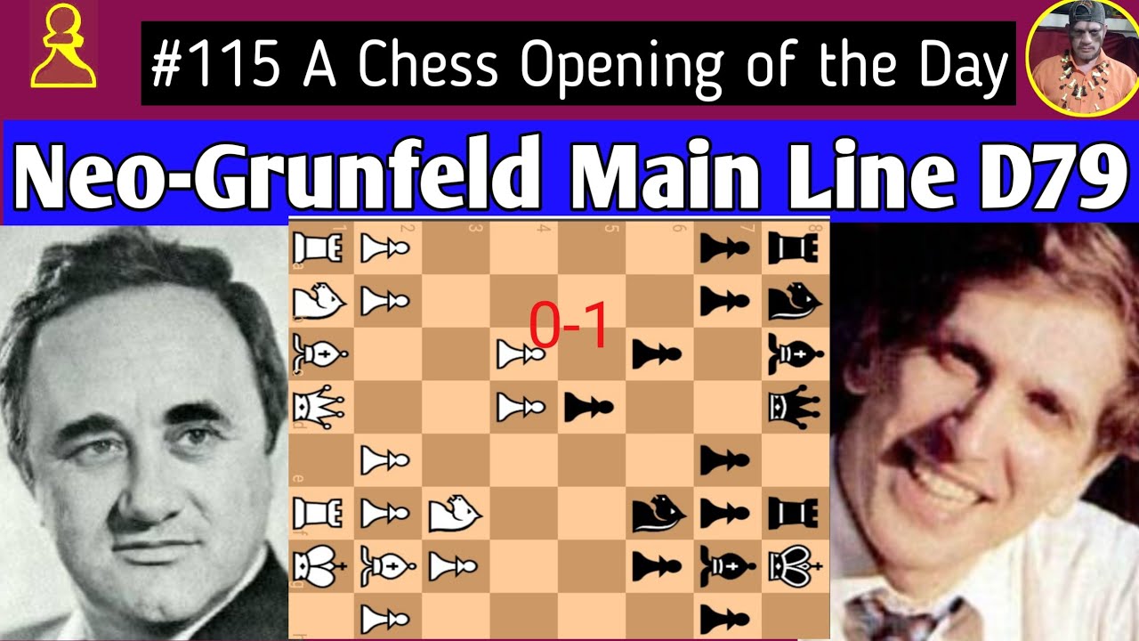 Neo-Grunfeld Main Line D79 || Efim Geller vs Bobby Fischer, 1970 #chess